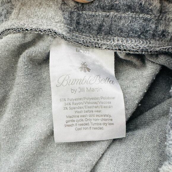 Bumblebella By Jill Martin Gray Lounge Pants Women’s Size L - Picture 7 of 8